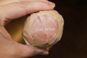 Organic Bath Bomb Just Relax