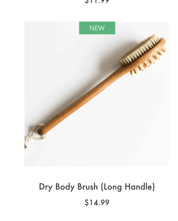 Dry Body Brush - Long Handle - $14.99 - - Great gift ideas