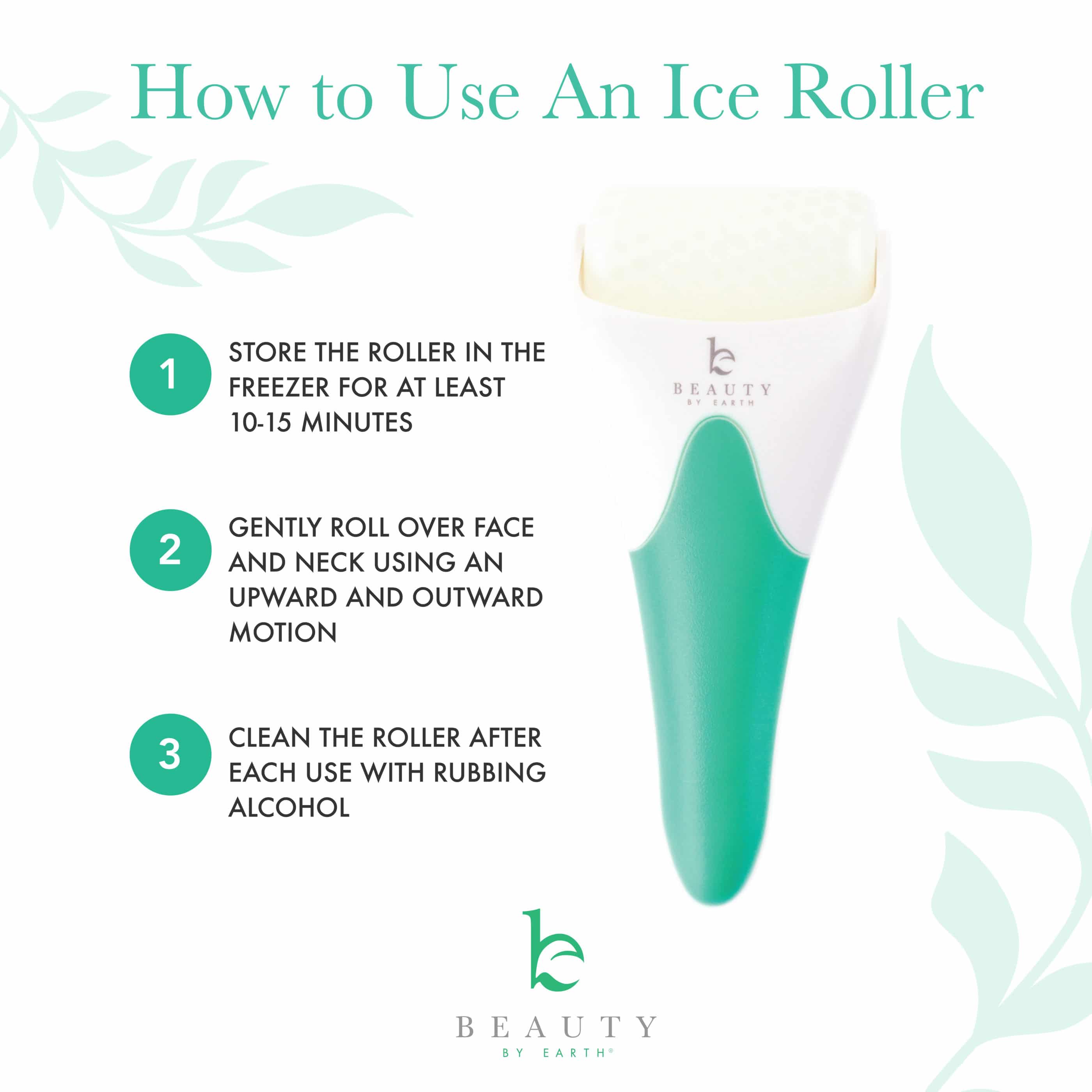 How to use your ice roller - Beauty by Earth