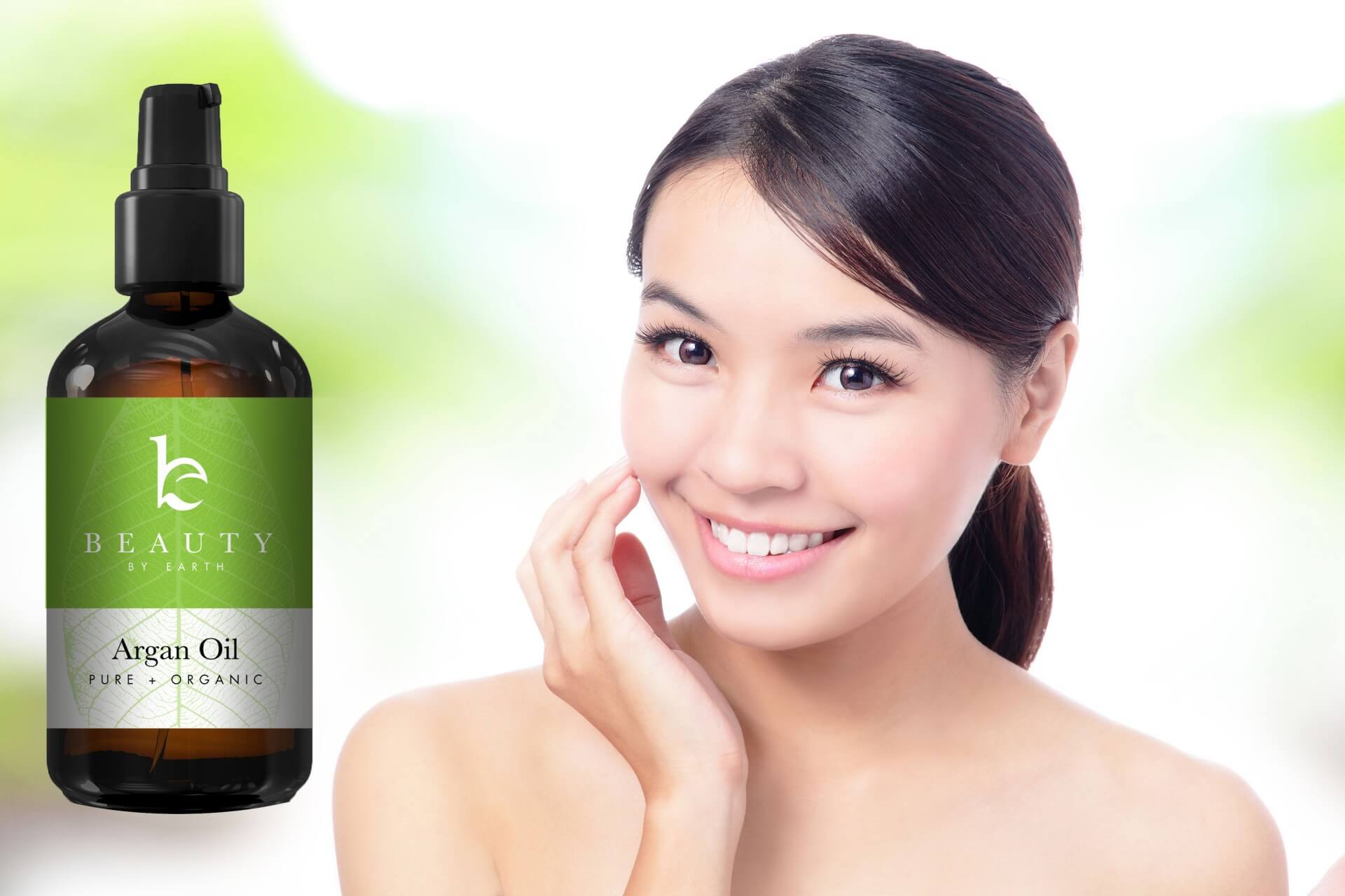 argan oil on blemishes