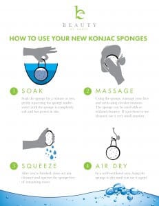 How Do you Use Konjac Sponges