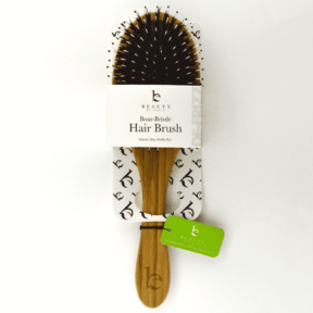 Boar bristle hair brush