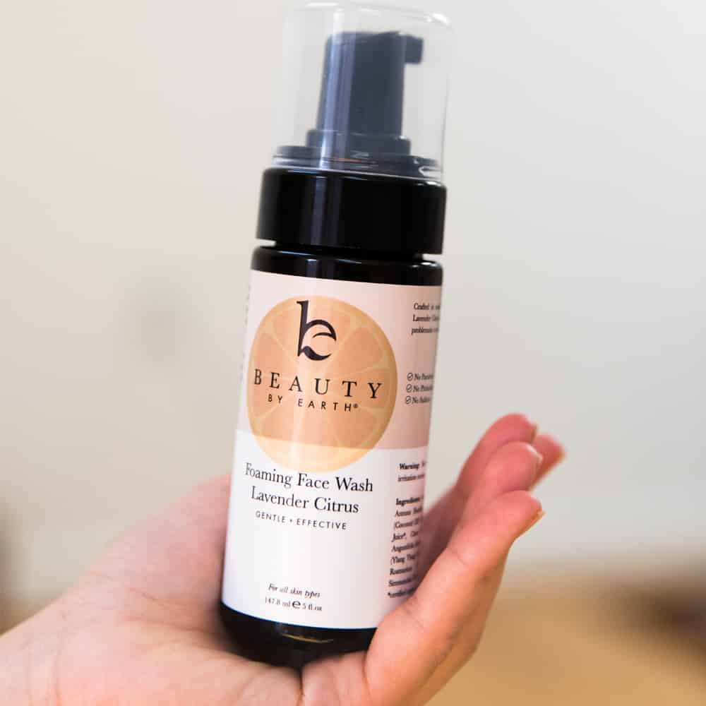 Foaming Face Wash Lavender Citrus_Website_4 Foaming Wash