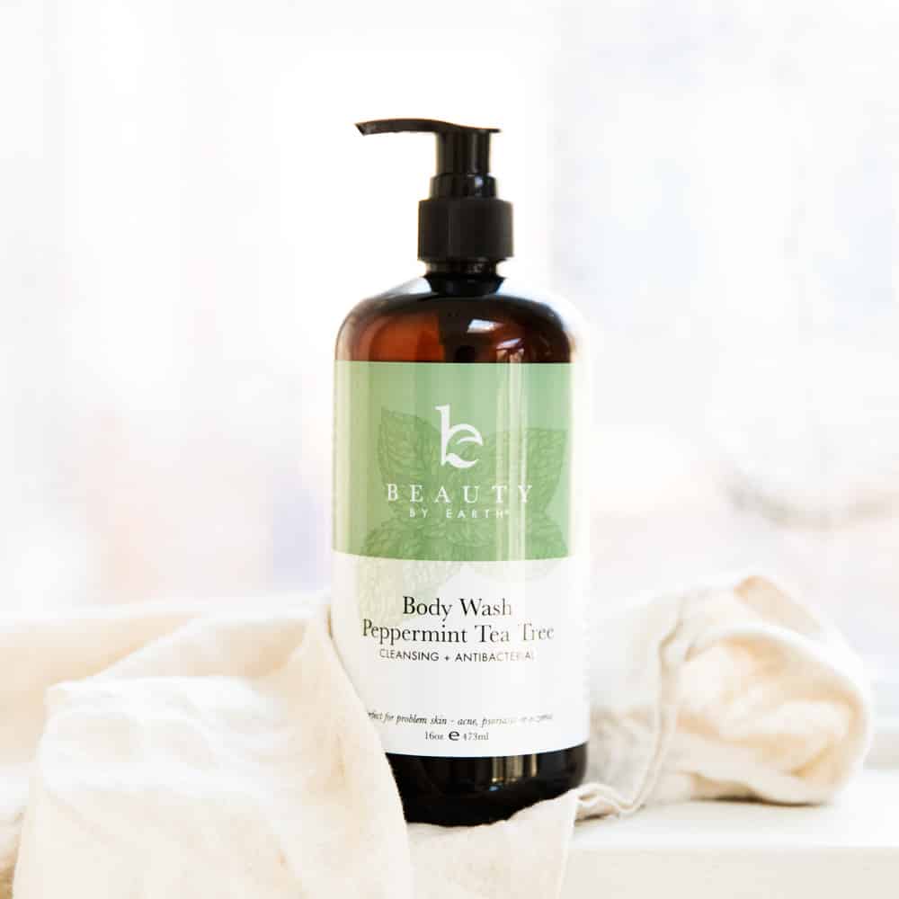 Best Natural Peppermint Tea Tree Body Wash Best natural body wash for acne or skin issues