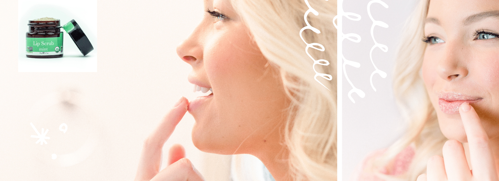 How to exfoliate your lips with an organic lip scrub