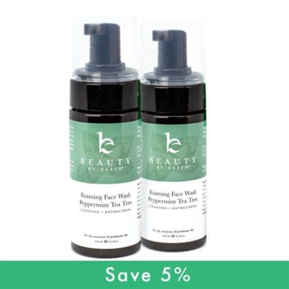 Peppermint Tea Tree Foaming Face Wash 2 Pack